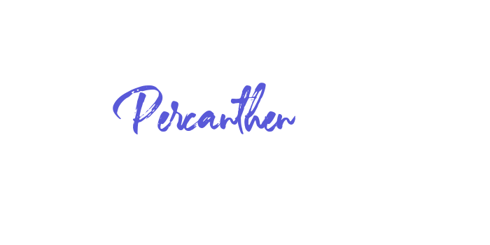 Percanthen Font