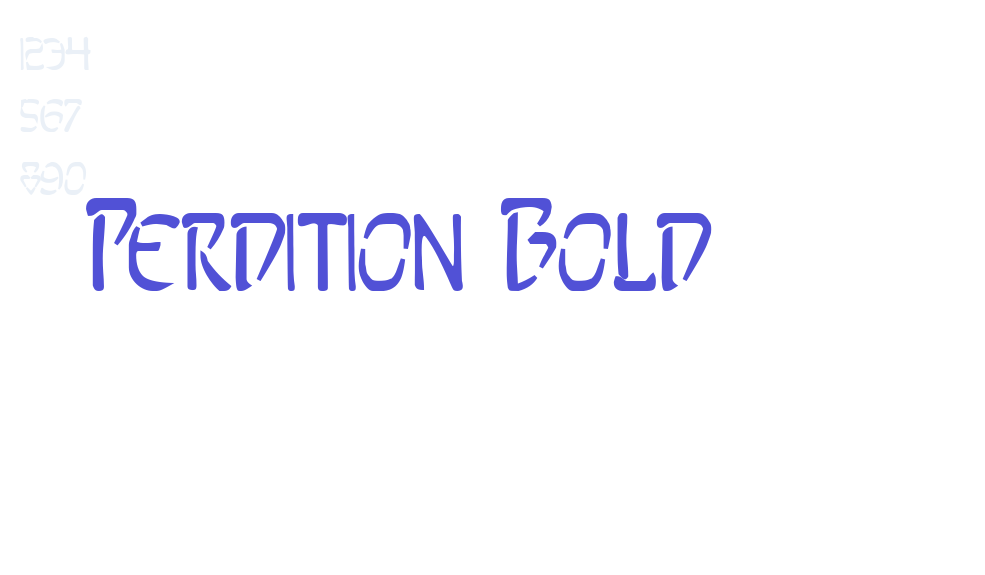 Perdition Bold-font-download