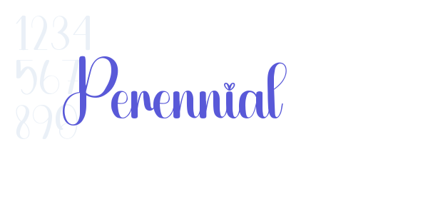 Perennial font free