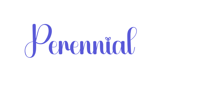 Perennial Font