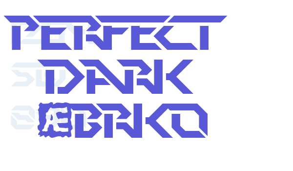 Perfect Dark (BRK) Font