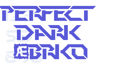 Perfect Dark (BRK) Font Download