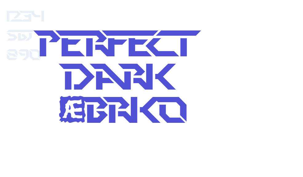 Perfect Dark (BRK)-font-download