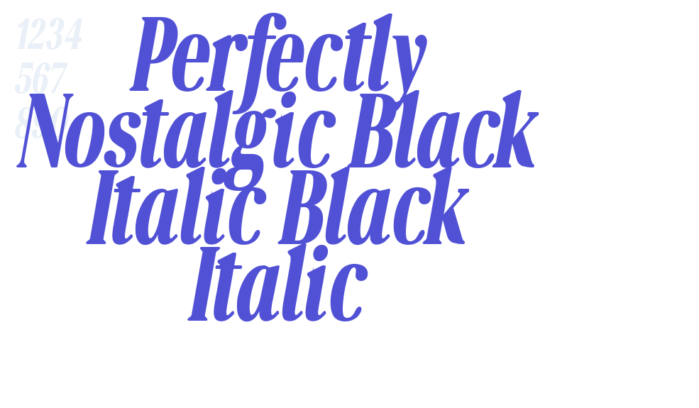 Perfectly Nostalgic Black Italic Black Italic-font-download