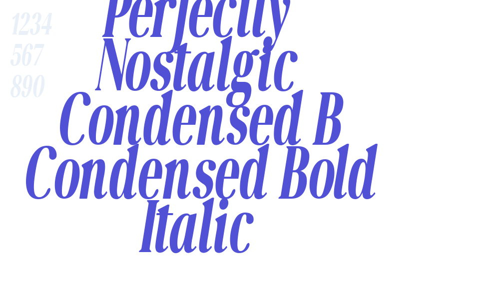 Perfectly Nostalgic Condensed B Condensed Bold Italic-font-download