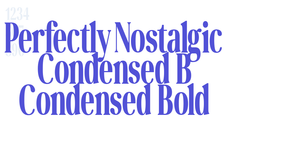 Perfectly Nostalgic Condensed B Condensed Bold-font-download