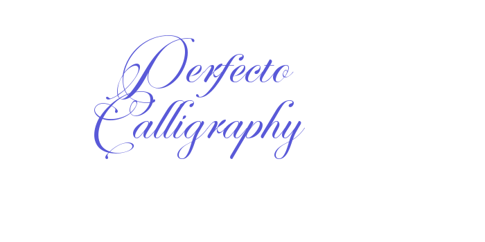 Perfecto Calligraphy Font Download