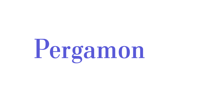 Pergamon Font Download