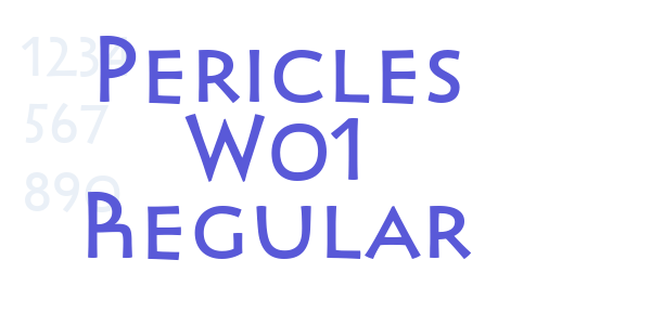 Pericles W01 Regular font free