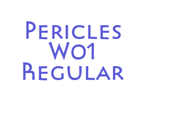 Pericles W01 Regular Font