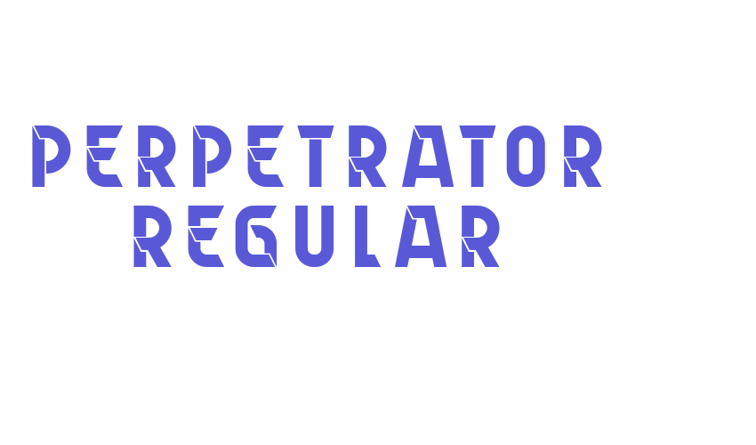 Perpetrator Regular Font