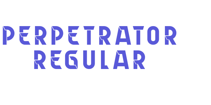 Perpetrator Regular Font Download