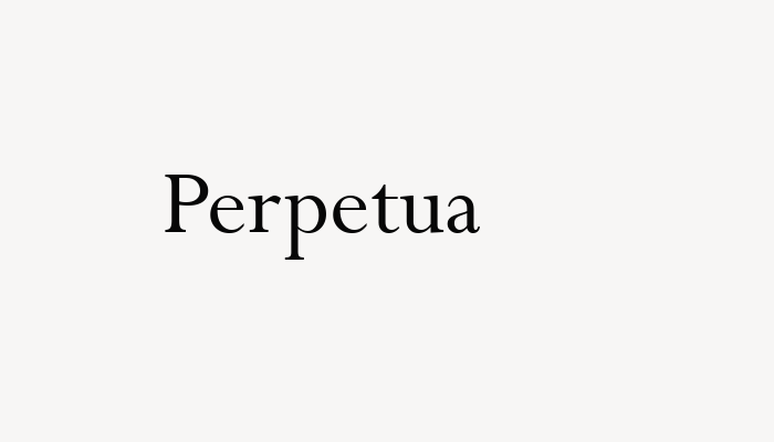 Perpetua font download