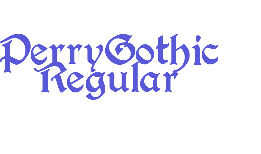 PerryGothic Regular Font