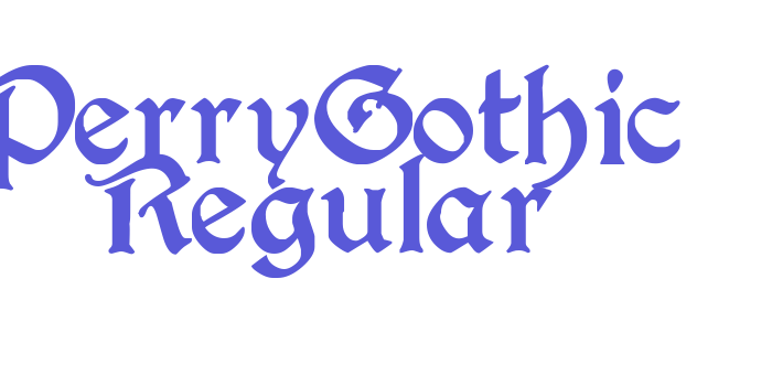 PerryGothic Regular Font Download