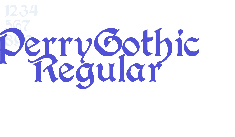 PerryGothic Regular-font-download