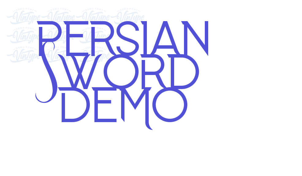 Persian Sword Demo-font-download