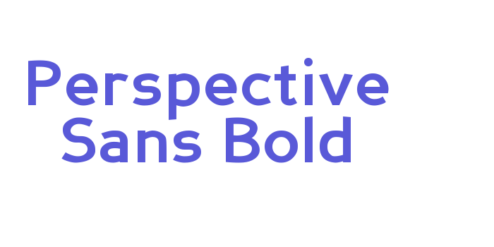 Perspective Sans Bold Font Download