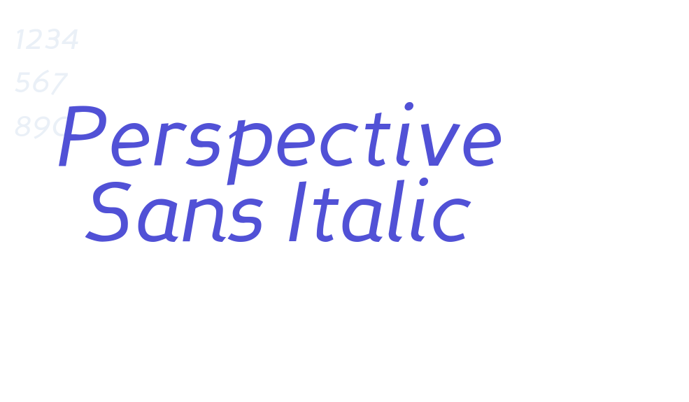 Perspective Sans Italic-font-download