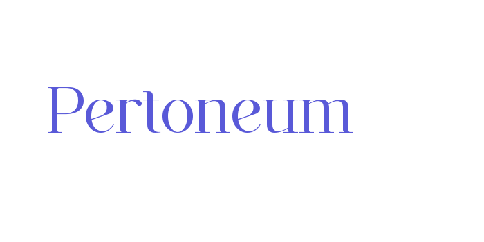 Pertoneum Font