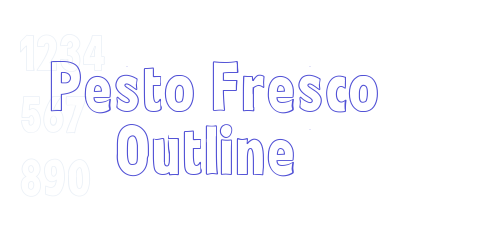 Pesto Fresco Outline-font-download