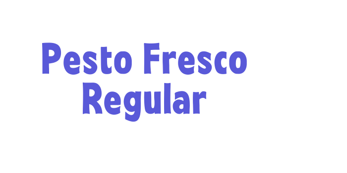 Pesto Fresco Regular Font Download