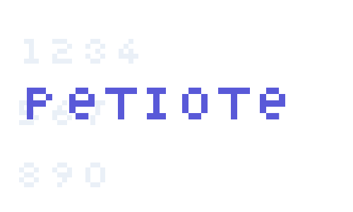 Petiote Font Download