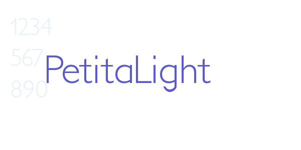 PetitaLight font free