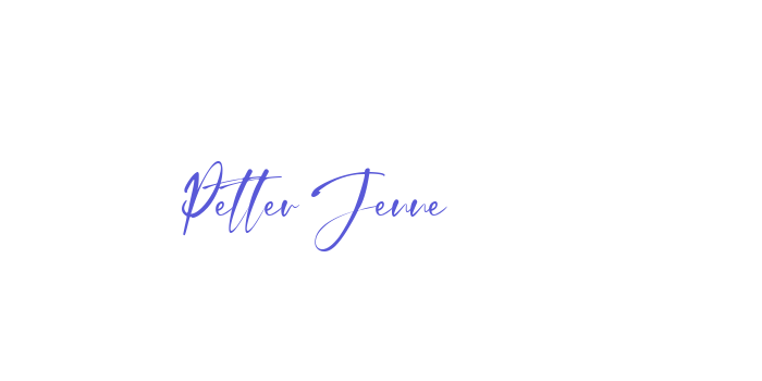 Petter Jenne Font