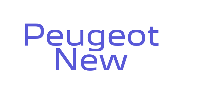 Peugeot New Font Download