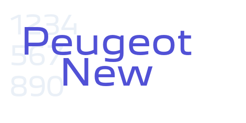 Peugeot New-font-download
