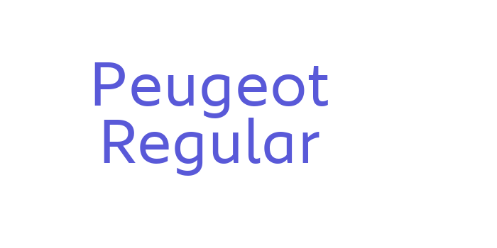 Peugeot Regular Font Download