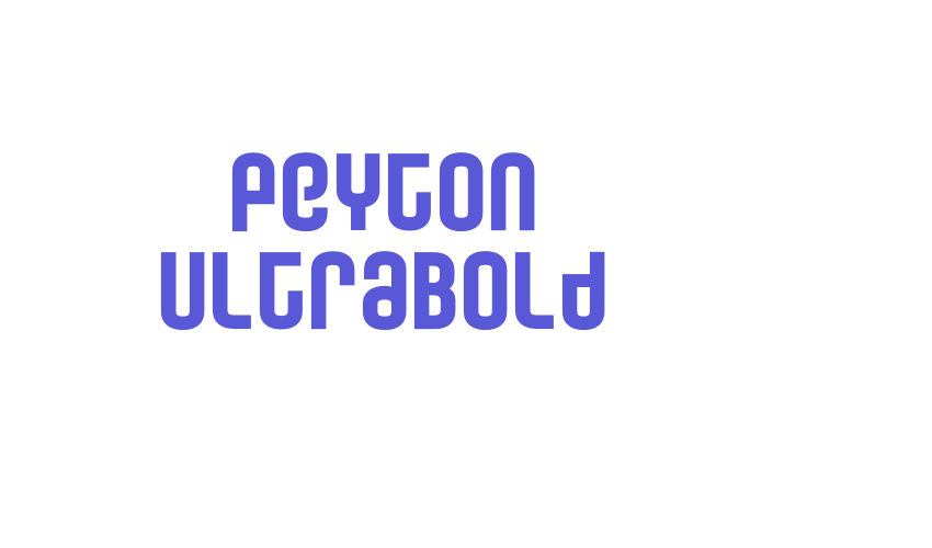 Peyton UltraBold Font