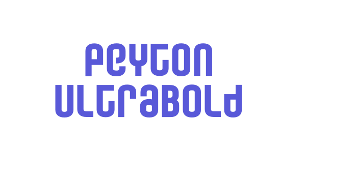 Peyton UltraBold Font Download