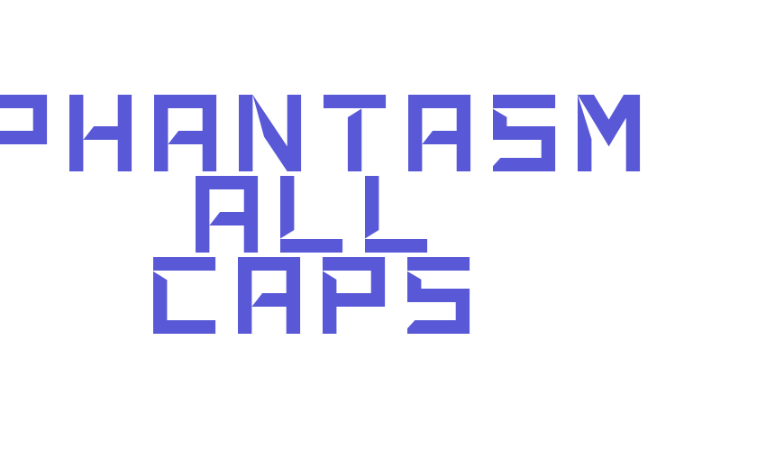 Phantasm All Caps Font Download