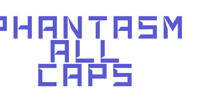 Phantasm All Caps Font Download