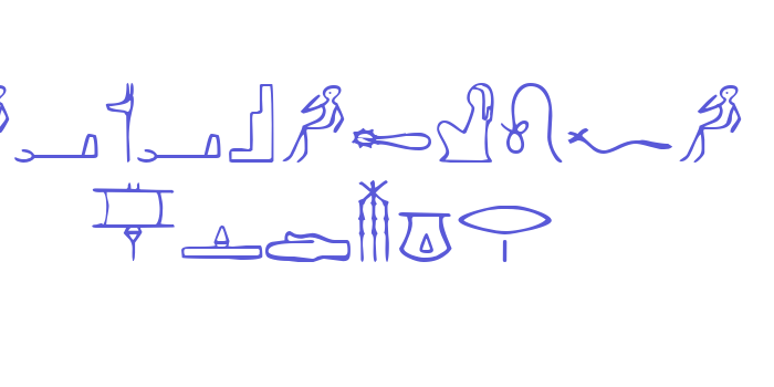 PharaohGlyph Medium Font