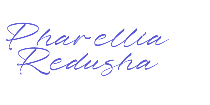 Pharellia Redusha Font Download