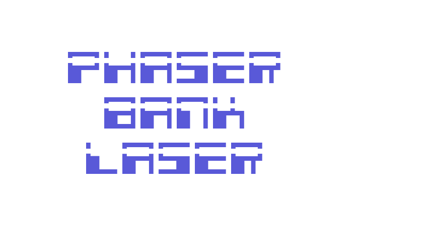 Phaser Bank Laser Font Download