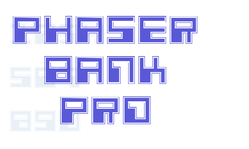 Phaser Bank Pro Font Download