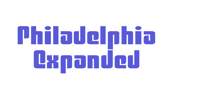 Philadelphia Expanded Font Download