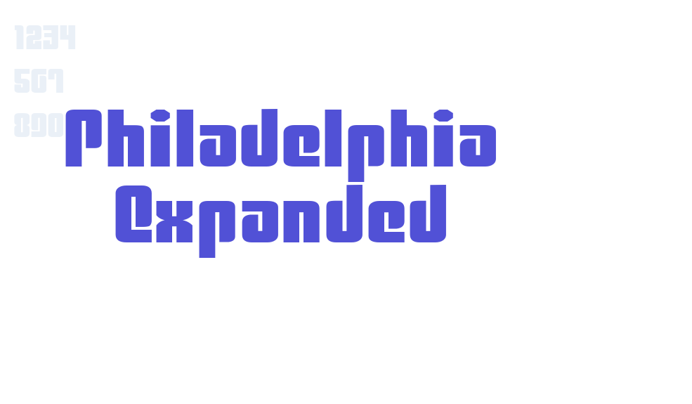 Philadelphia Expanded-font-download