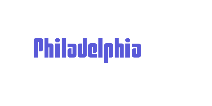 Philadelphia Font Download