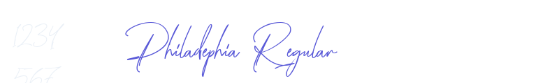 Philadephia Regular font