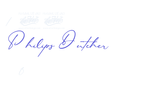 Philips Dutcher Font Download