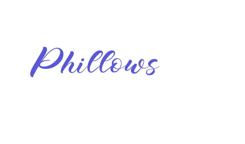 Phillows Font