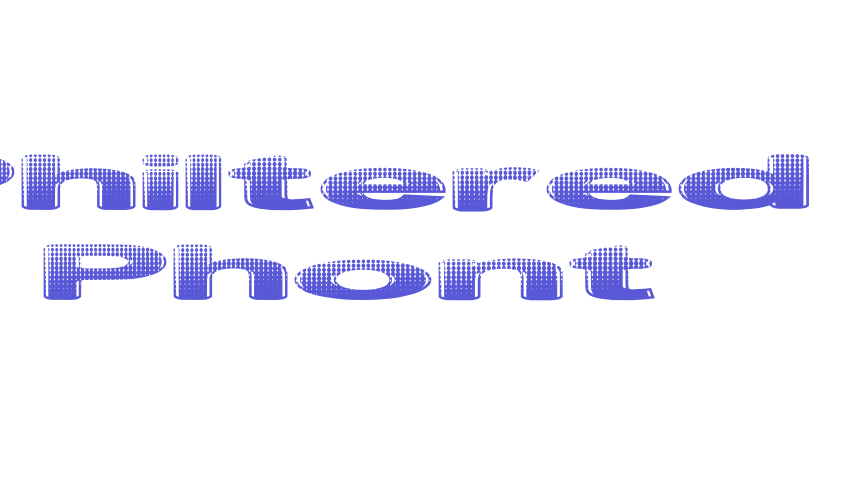 Philtered Phont Font