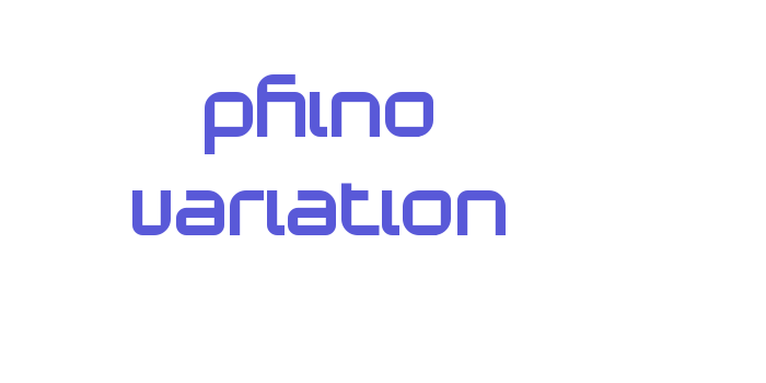 Phino Variation Font