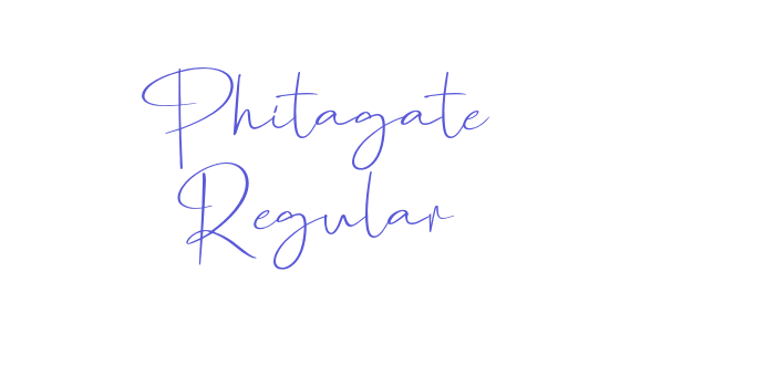 Phitagate Regular Font