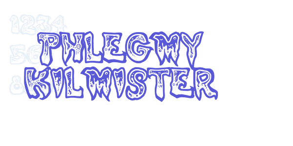 Phlegmy Kilmister font free